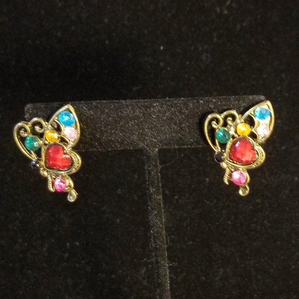 4/$15 👓 Sale  Colorful Butterfly Post Earrings